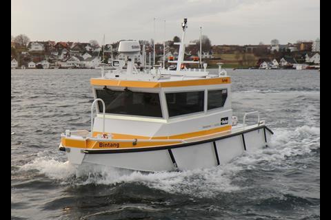 The boat will be used for coastal survey work and is classified to up to 20km offshore